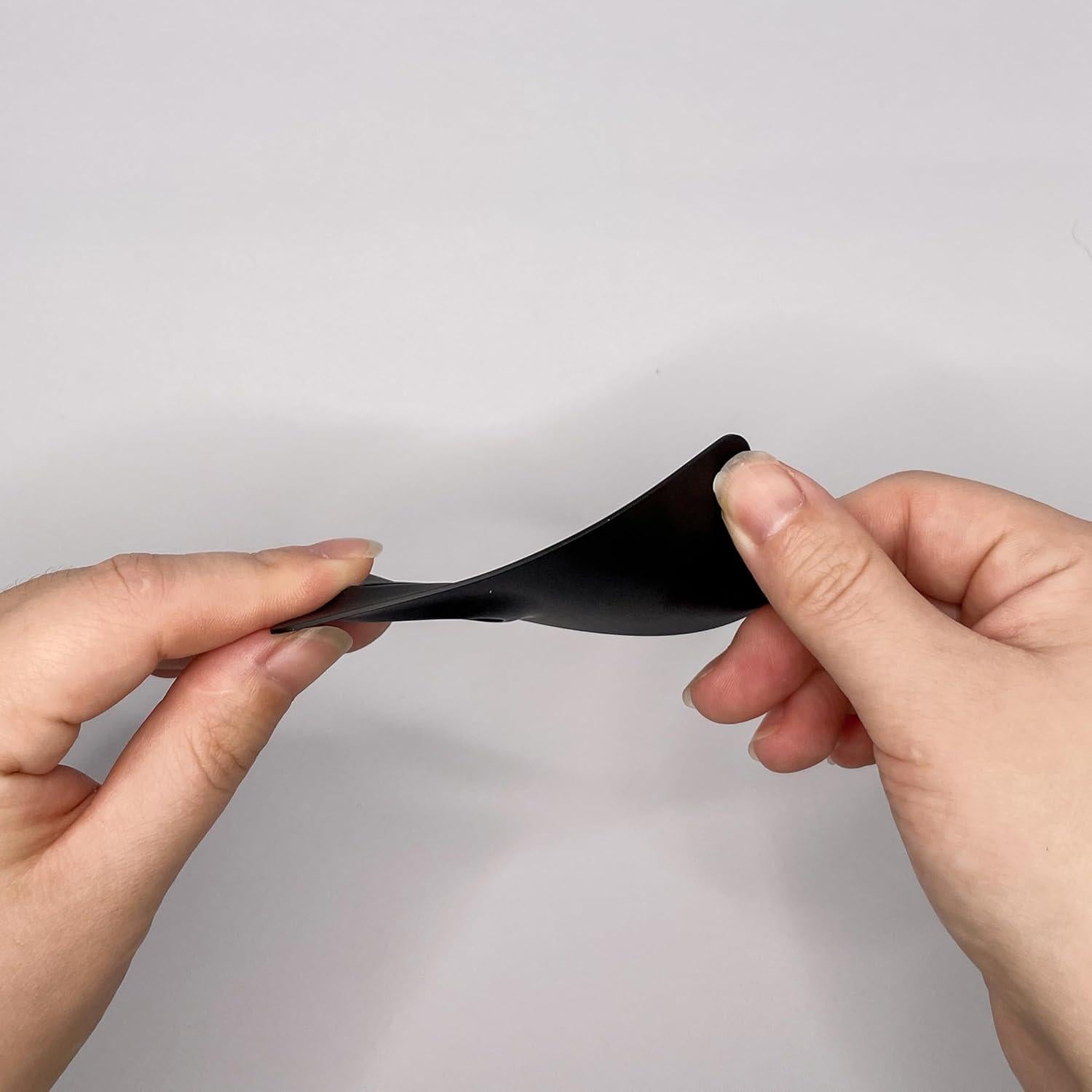 Airtag Wallet Holder 4 Pack, Ultra Thin Card Case for Apple Air tag, Airtag Card Holder for Purse, Wallet, Handbag (Black)