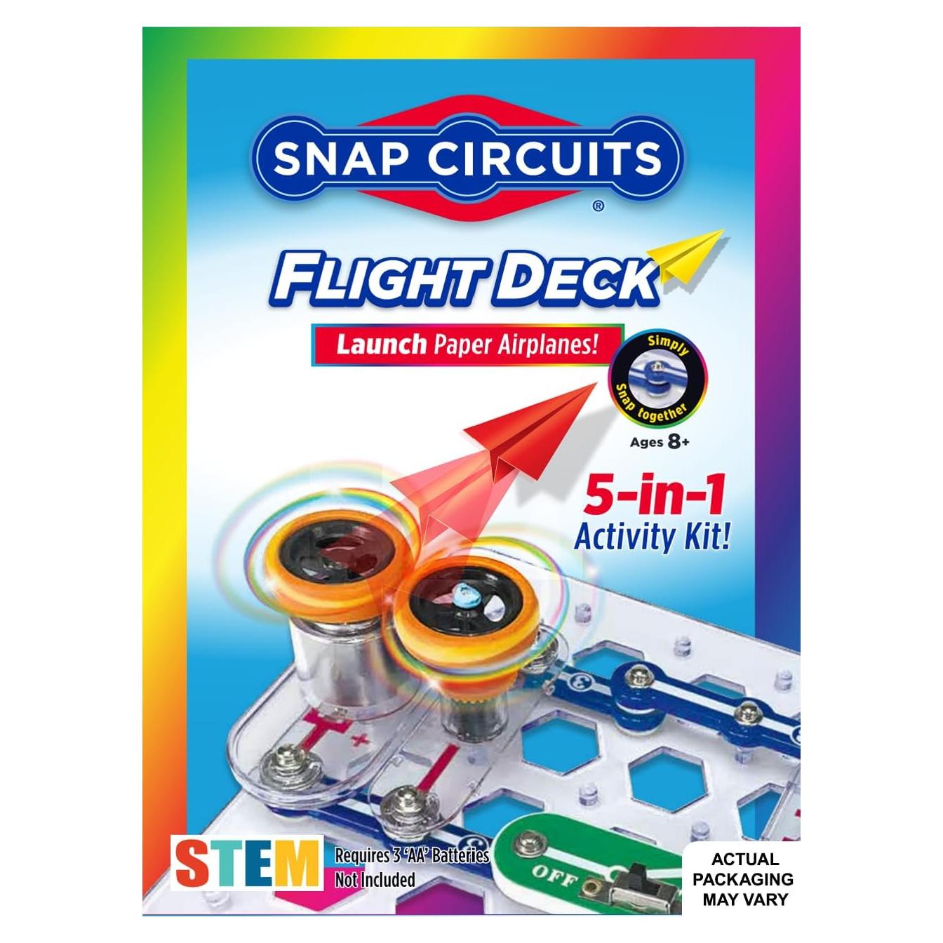 Kit de Juguete de Ciencia Snap Circuits Flight Deck 288.9g 8+
