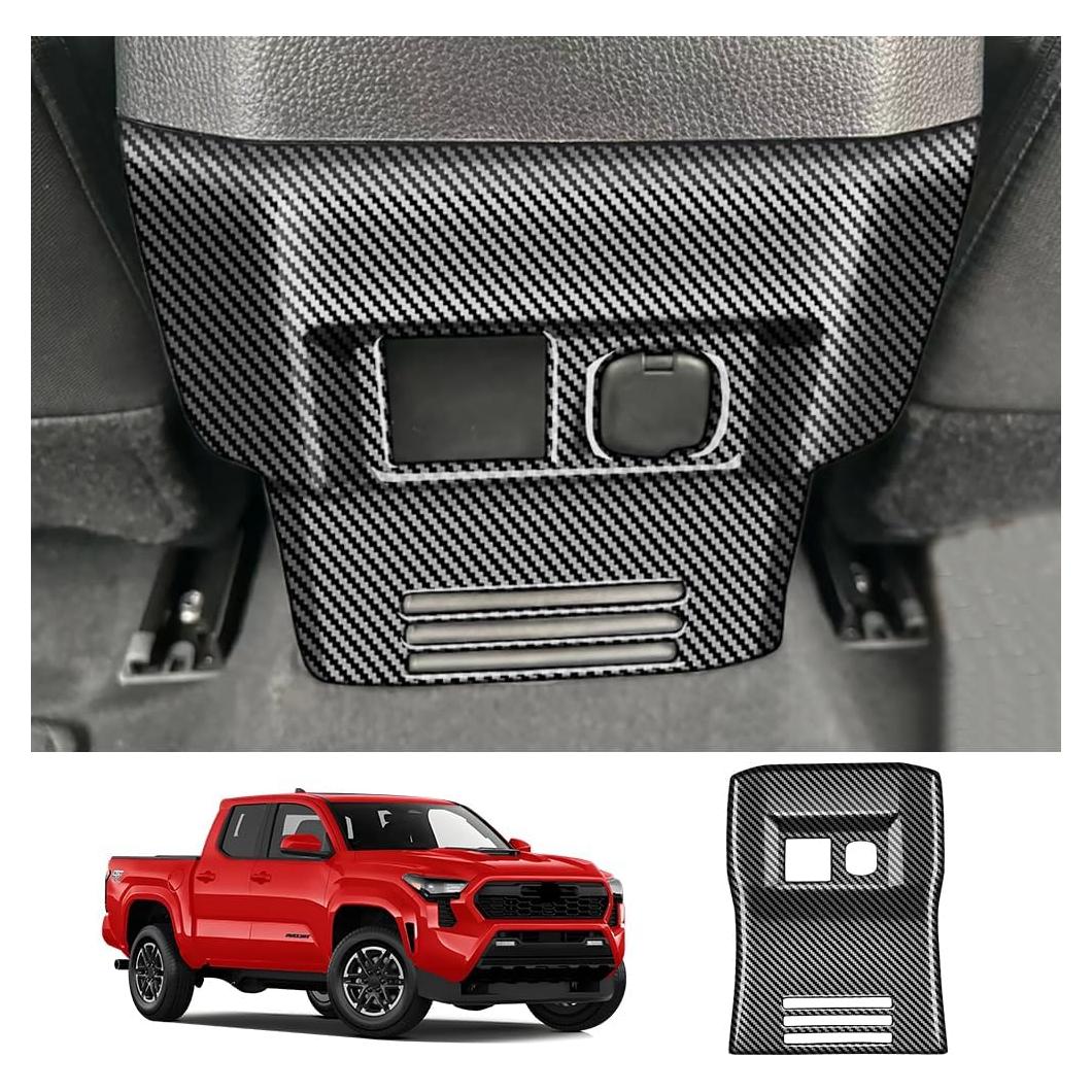 Panel Anti Patada Toyota Tacoma 2024 2025 Fibra de Carbono