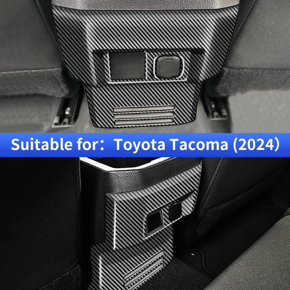 Panel Anti Patada Toyota Tacoma 2024 2025 Fibra de Carbono