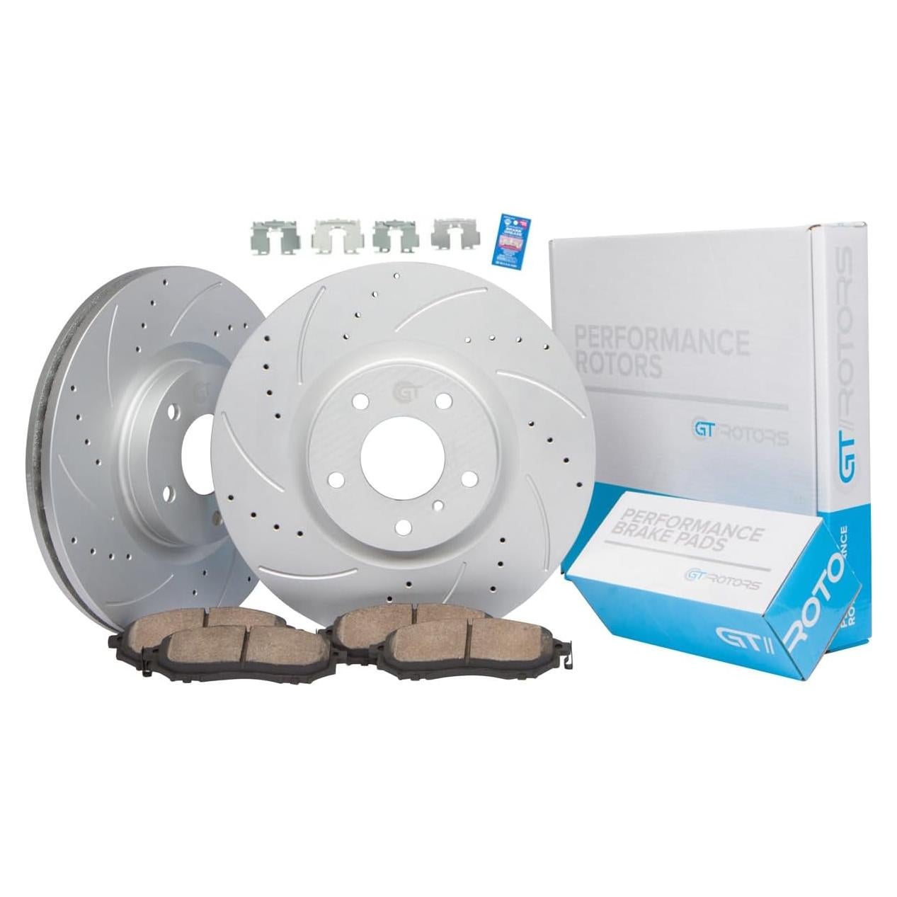 Kit Frontal Discos de Freno Geomet y Pastillas Cerámicas Toyota Camry 2018-2025