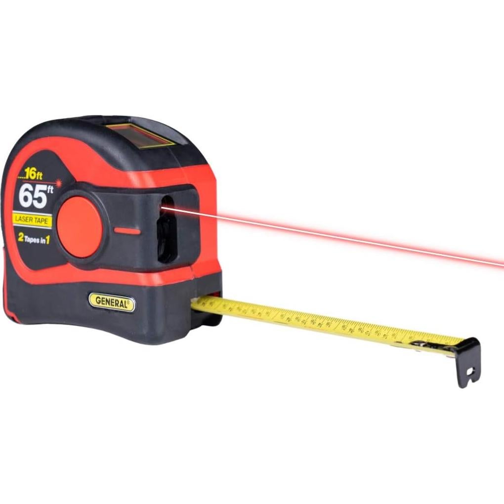 Medidor de Cinta Láser General Tools LTM2X 4.88m y 19.81m