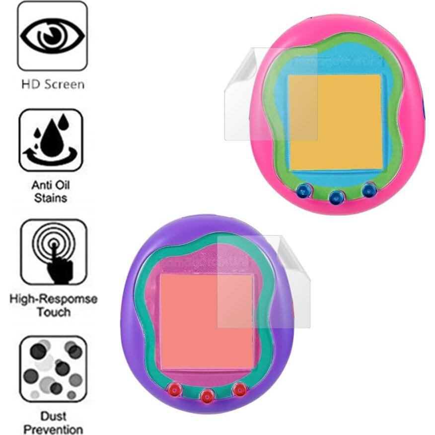 Protector de Pantalla PET para Tamagotchi Uni y Smart - 3 Pzas