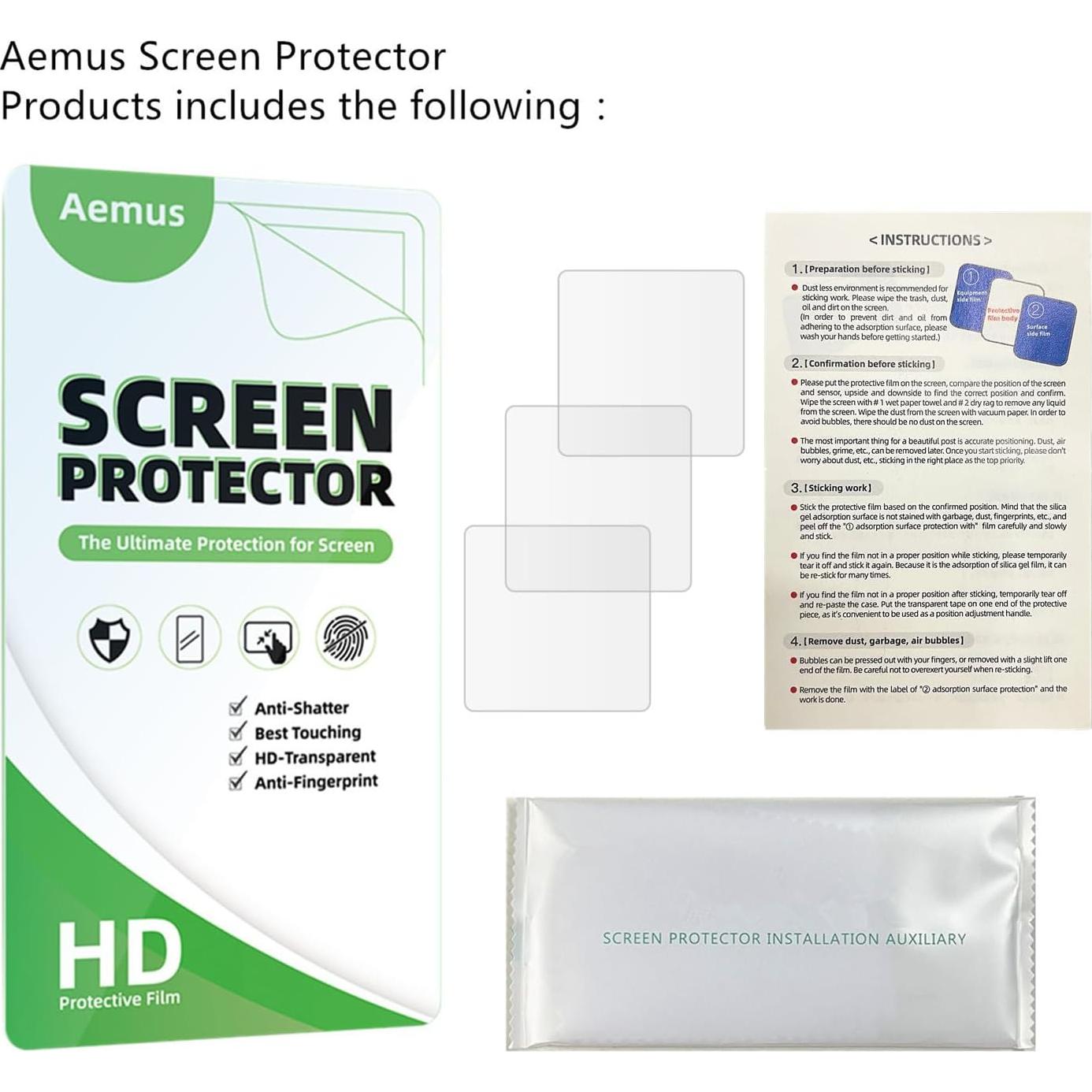 Protector de Pantalla PET para Tamagotchi Uni y Smart - 3 Pzas