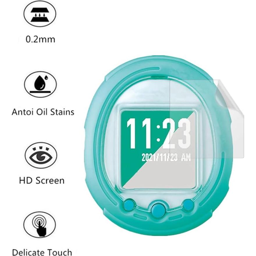 Protector de Pantalla PET para Tamagotchi Uni y Smart - 3 Pzas