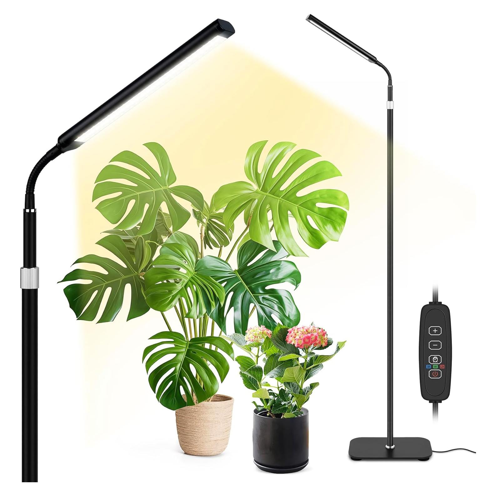 Luz de Crecimiento Vsoke 18W Espectro Completo Ajustable