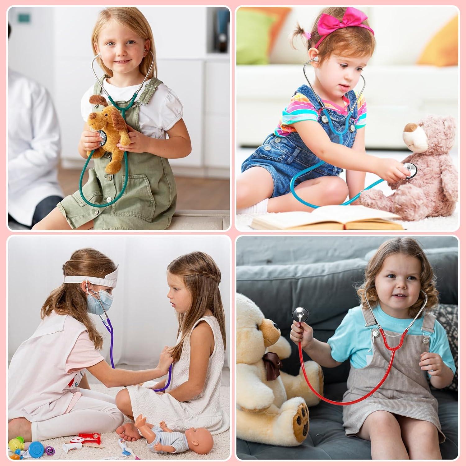 Estetoscopio Real para Niños ERDOGLY Rosa - Juguete Médico