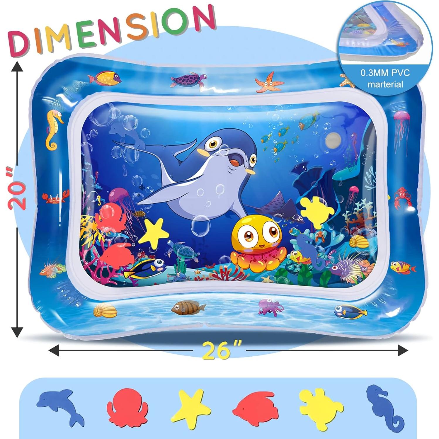 Alfombra Sensorial de Agua Infinno 66x51cm para Bebés