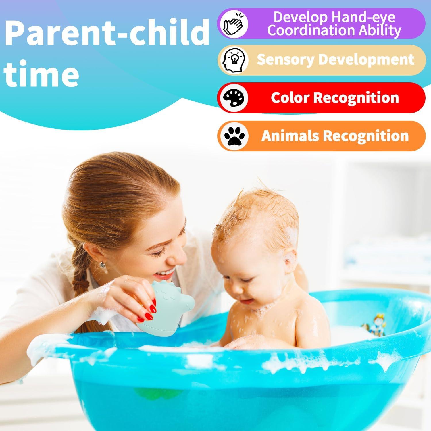 Juguetes de Baño para Bebés Texviko 13 Piezas Silicona