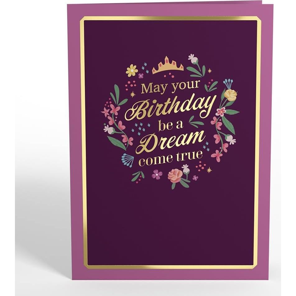 Tarjeta Pop-Up de Cumpleaños Lovepop Princesa Disney 12.7x17.8cm
