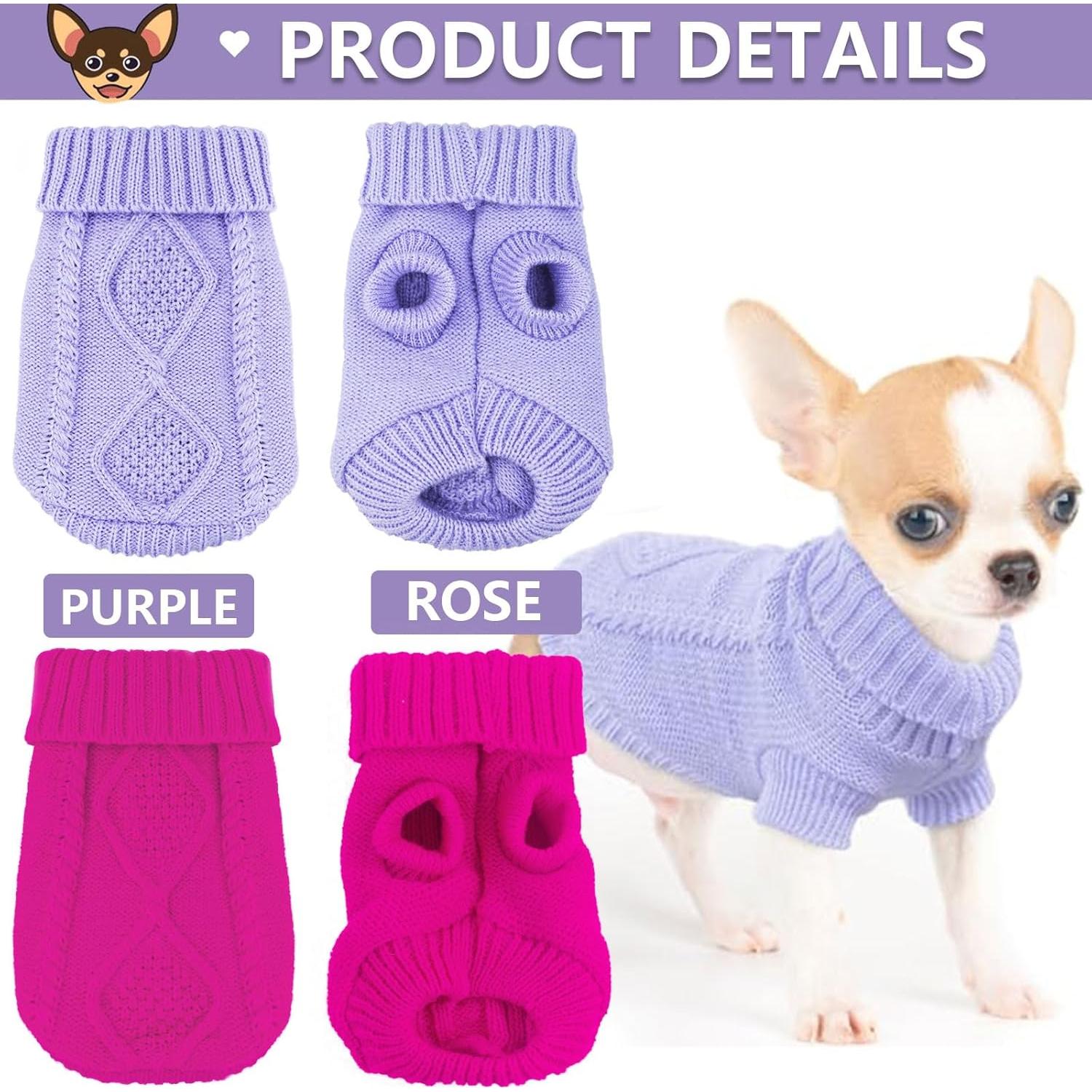 Suéter para Perros Kallfir's Cutie XX-Pequeño Cuello Alto