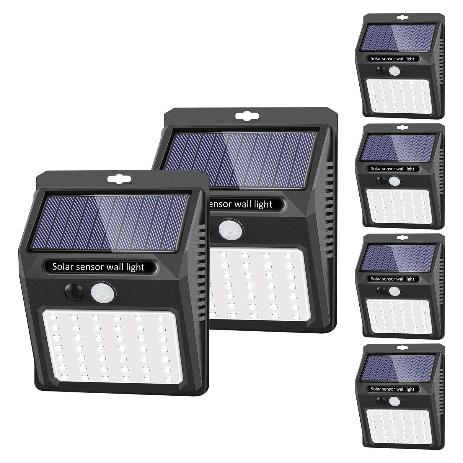 Luces Solares Exteriores SEZAC 6Pack 3 Modos IP65