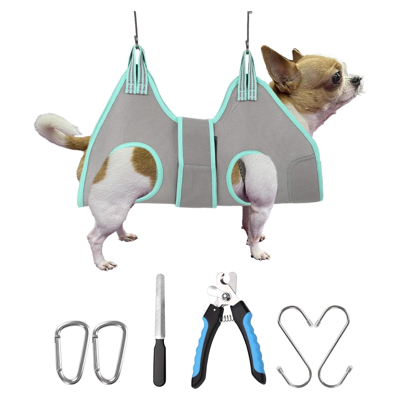 Hamaca para Acicalamiento de Perros Kkiimatt XXS Gris 4-9in