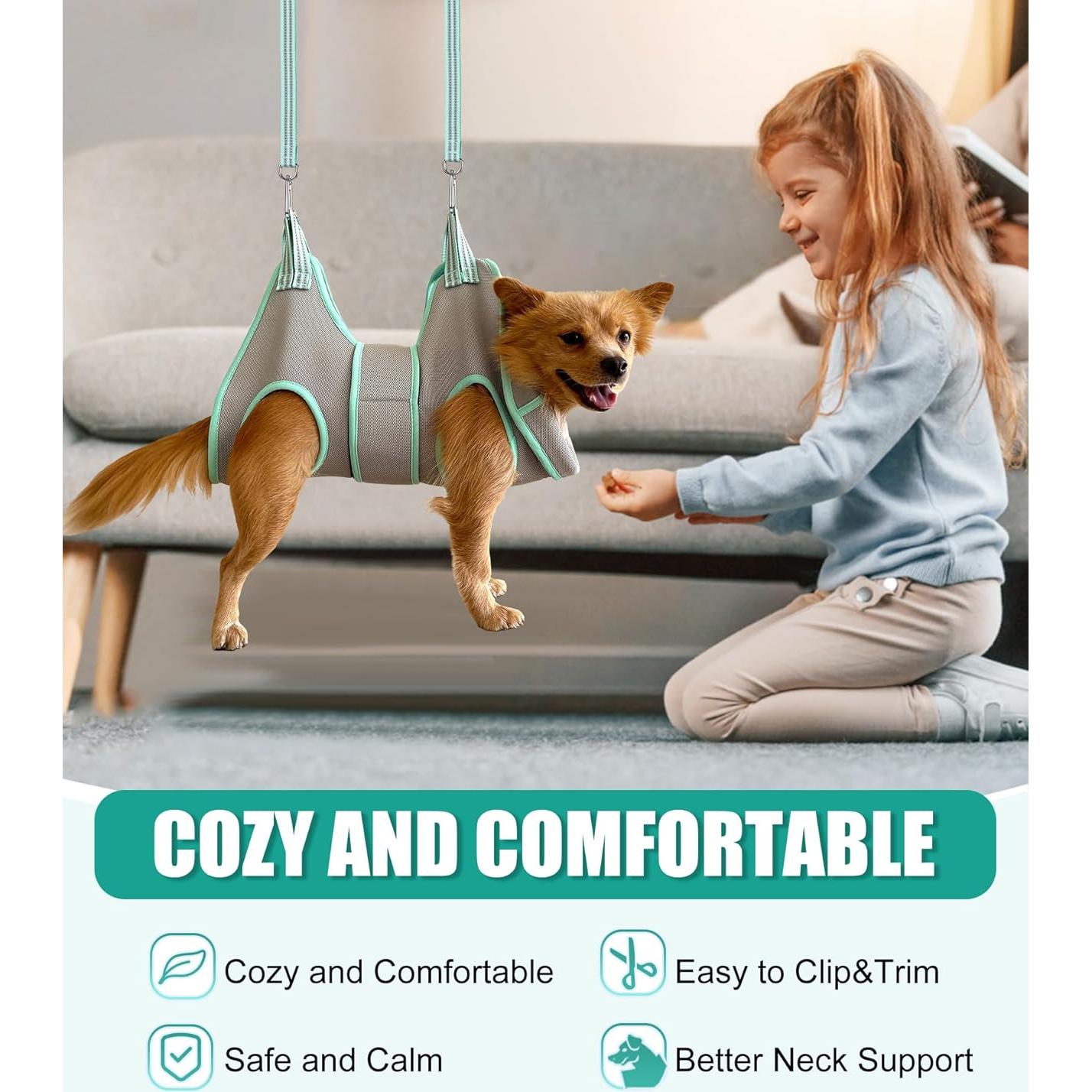 Hamaca para Acicalamiento de Perros Kkiimatt XXS Gris 4-9in