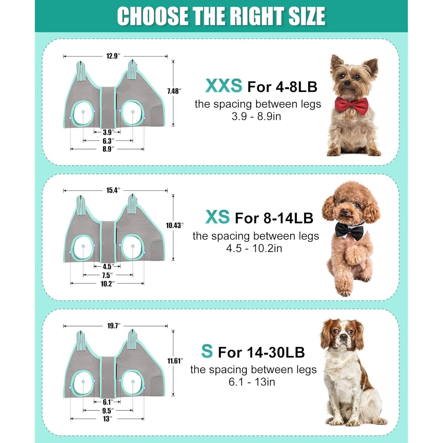 Hamaca para Acicalamiento de Perros Kkiimatt XXS Gris 4-9in