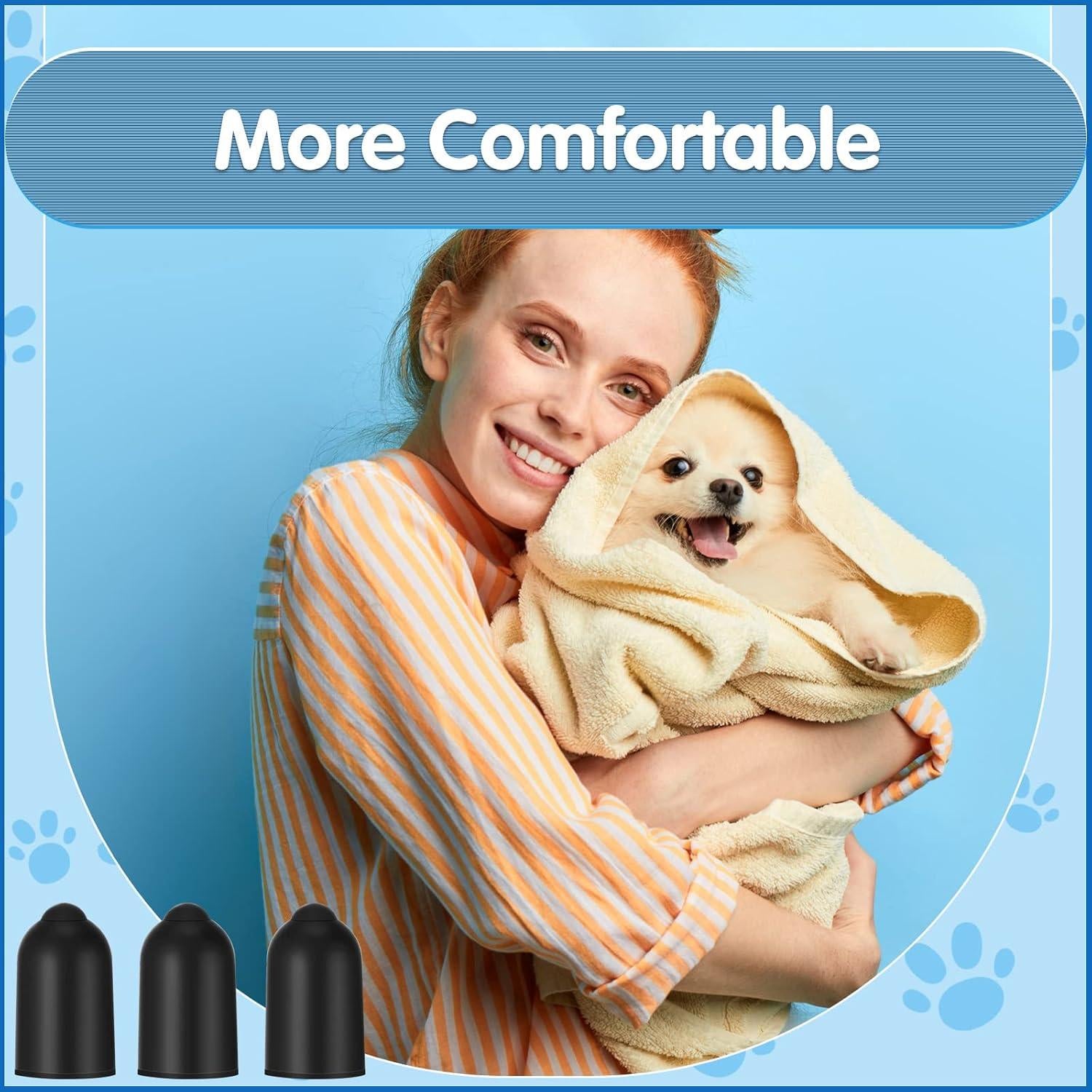 Puntas de Goma Weewooday para Collar de Entrenamiento de Perros - 24 Piezas