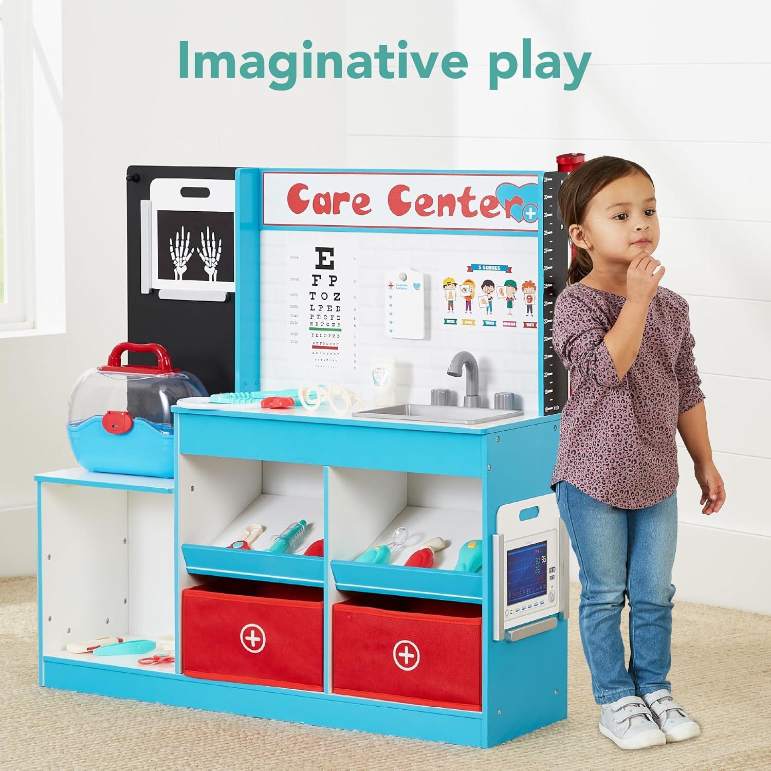 Juego de Simulación Consultorio Médico Mejor Opción 20 Piezas Azul