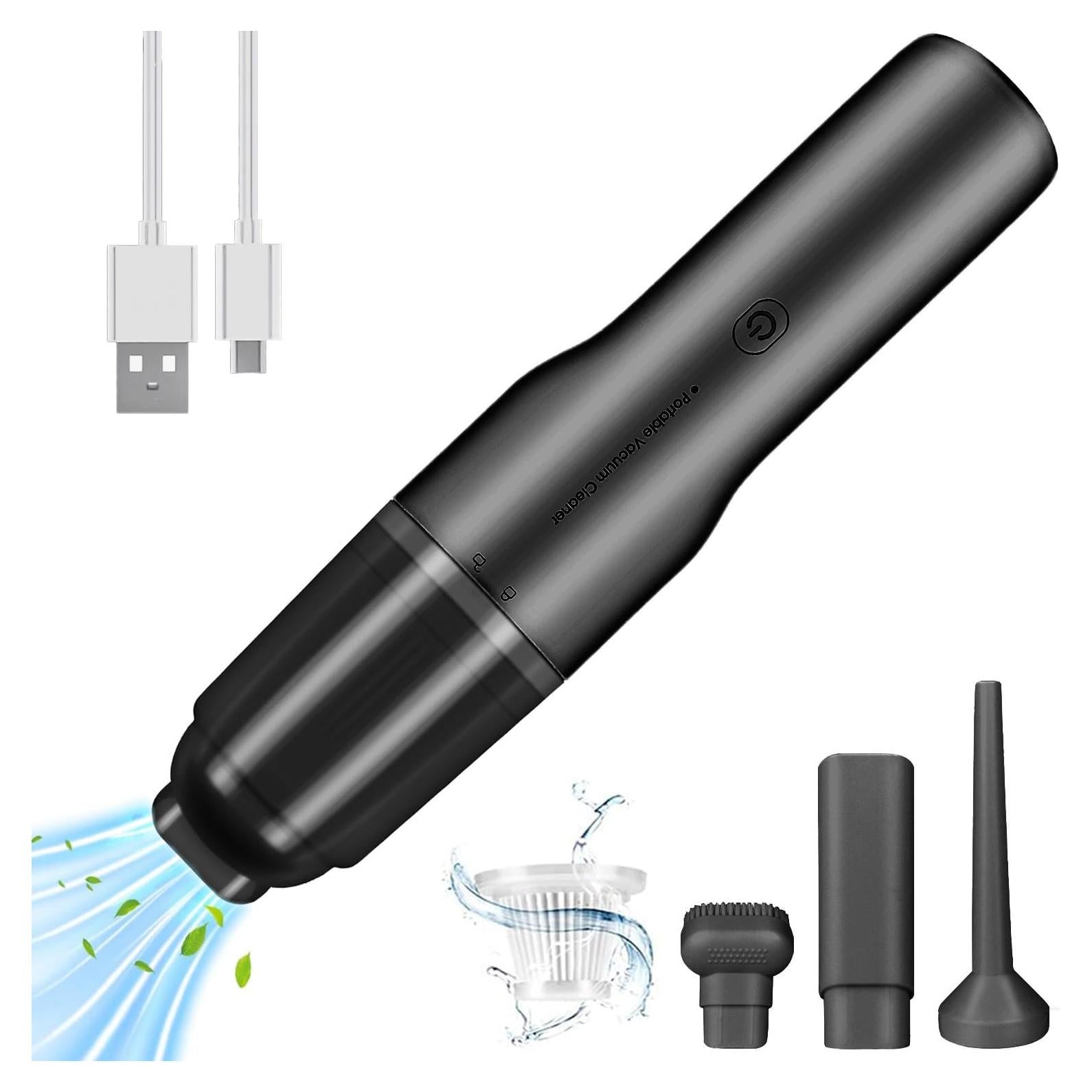 Aspiradora de Mano Inalámbrica YUNYILAN 580-E 12000Pa USB