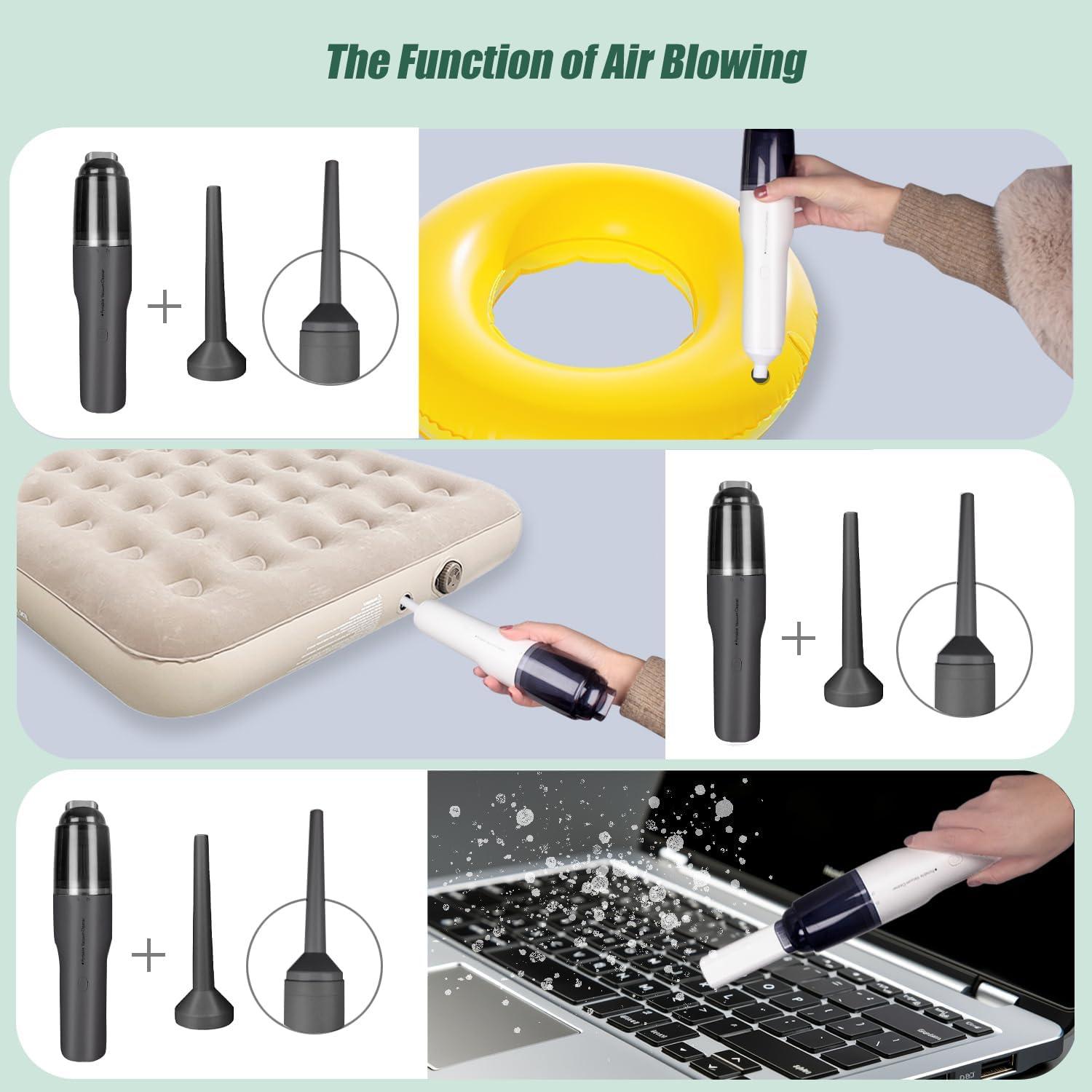 Aspiradora de Mano Inalámbrica YUNYILAN 580-E 12000Pa USB