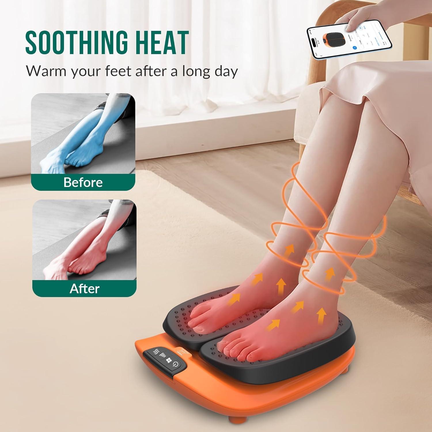 Masajeador de pies eléctrico Snailax SL-591-APP con calor