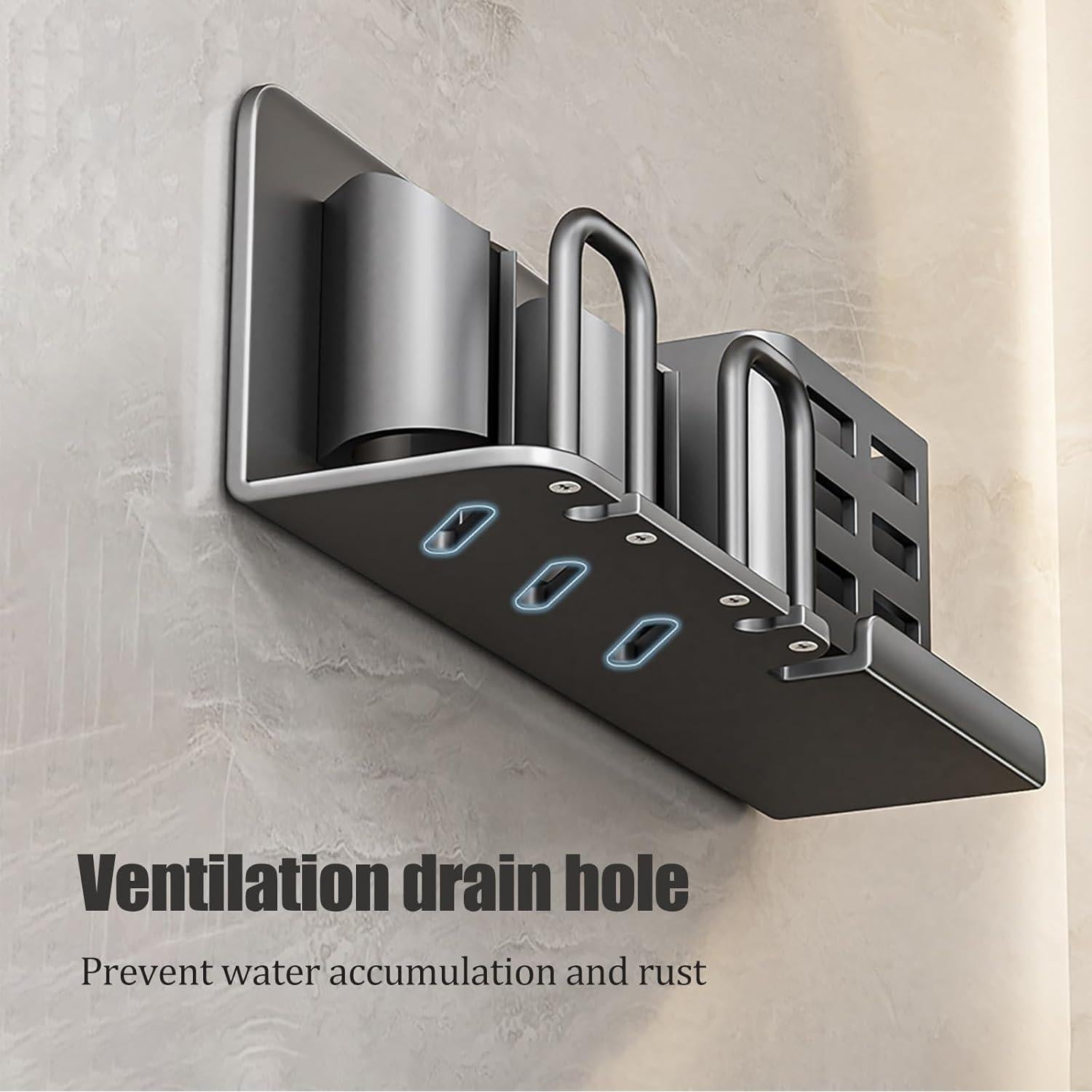 Soporte de cepillo de dientes eléctrico YESENT 2 ranuras 2 tazas