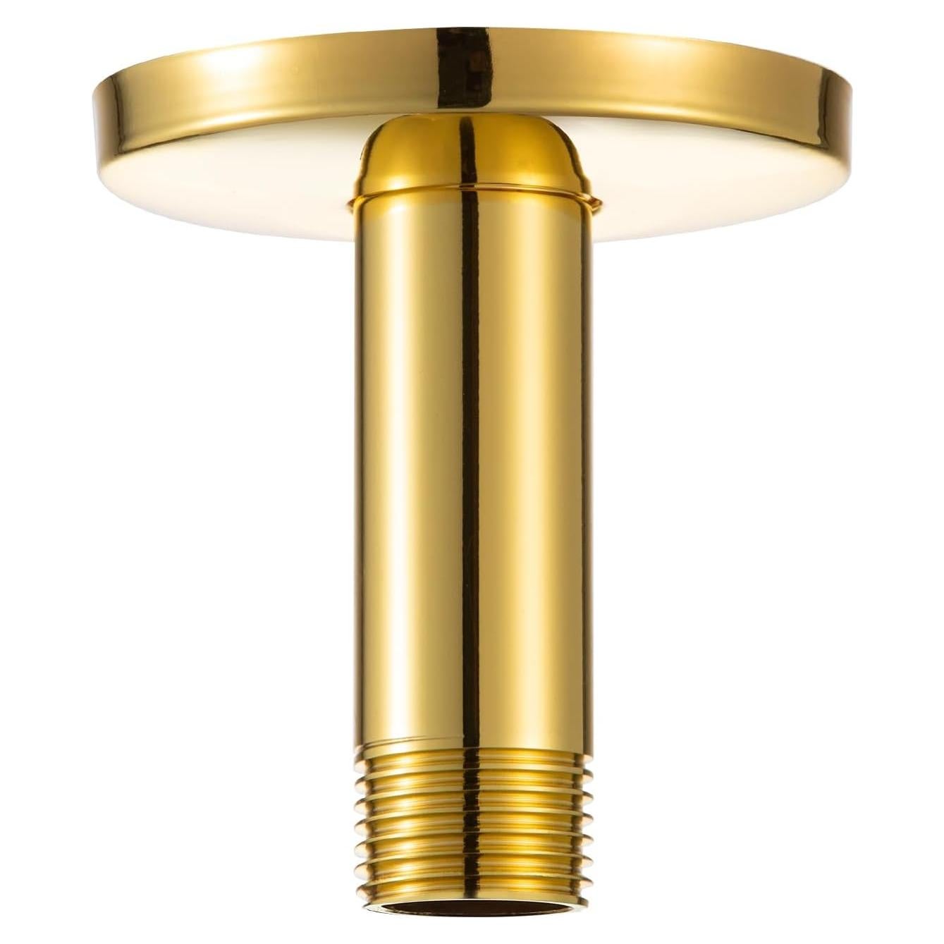 Brazo de Ducha OFFO Oro Brillante 15.24 cm Montaje Techo