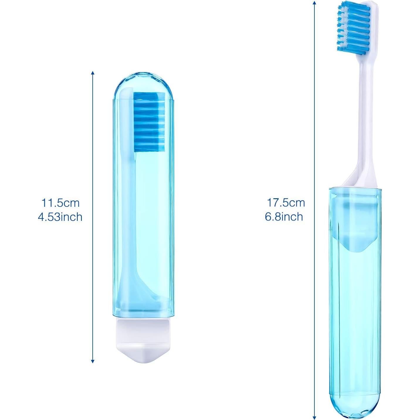 Set de 4 Cepillos de Dientes de Viaje Patelai Plegables