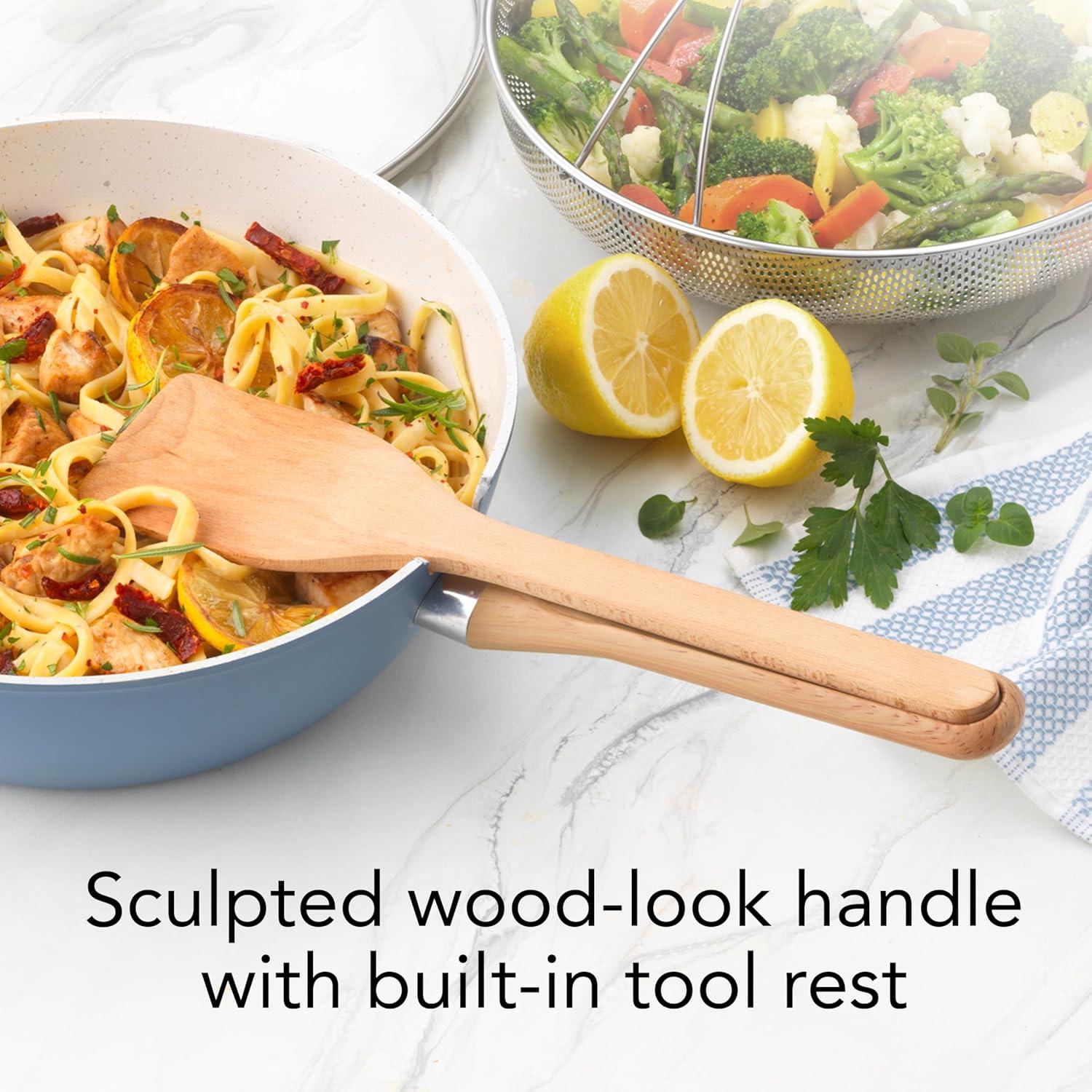 Sartén Saludable GoodCook 3.4L Cerámica Titanio Inducción