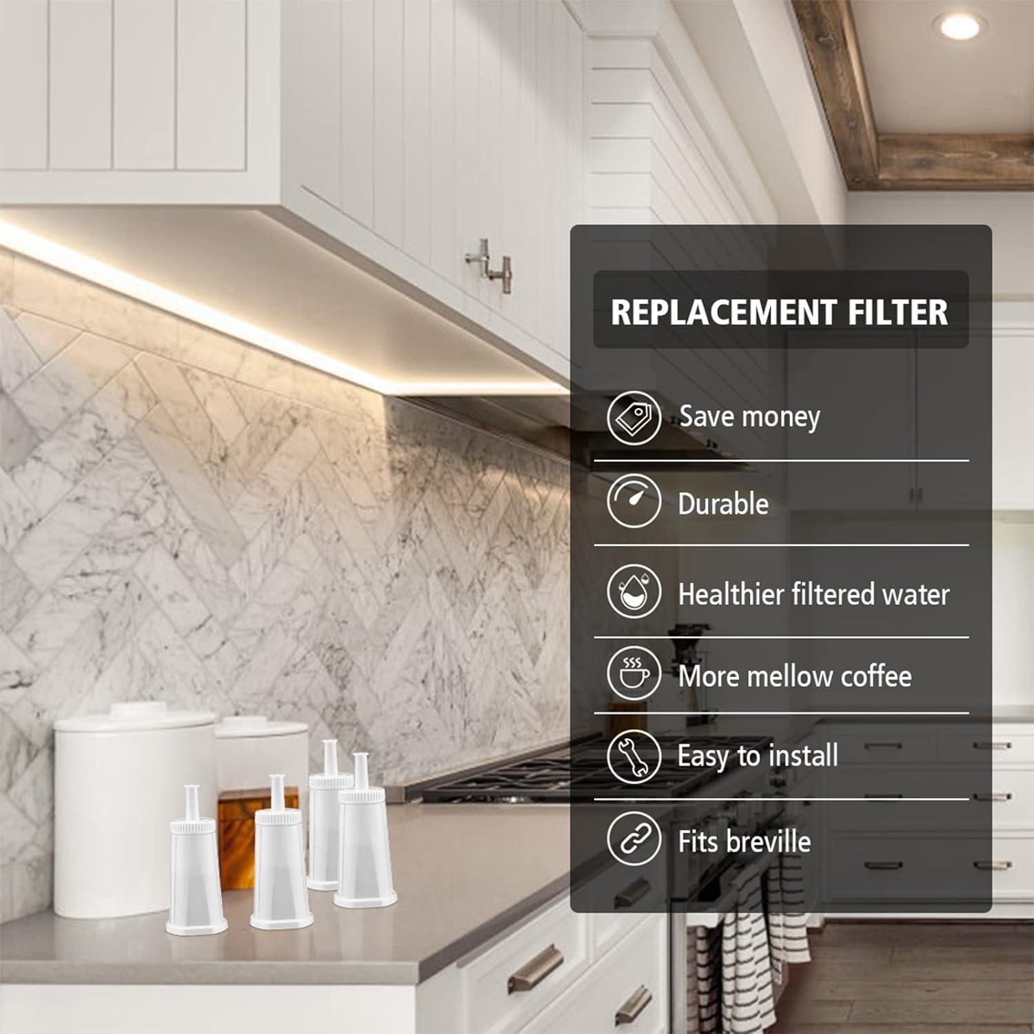 Filtro de Agua Breville 2 Paquetes para Espresso BES880/BES990