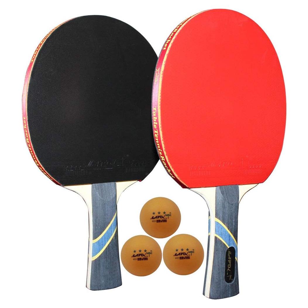 Palas de Ping Pong MAPOL FBA_MP-005 Set de 2 con Pelotas