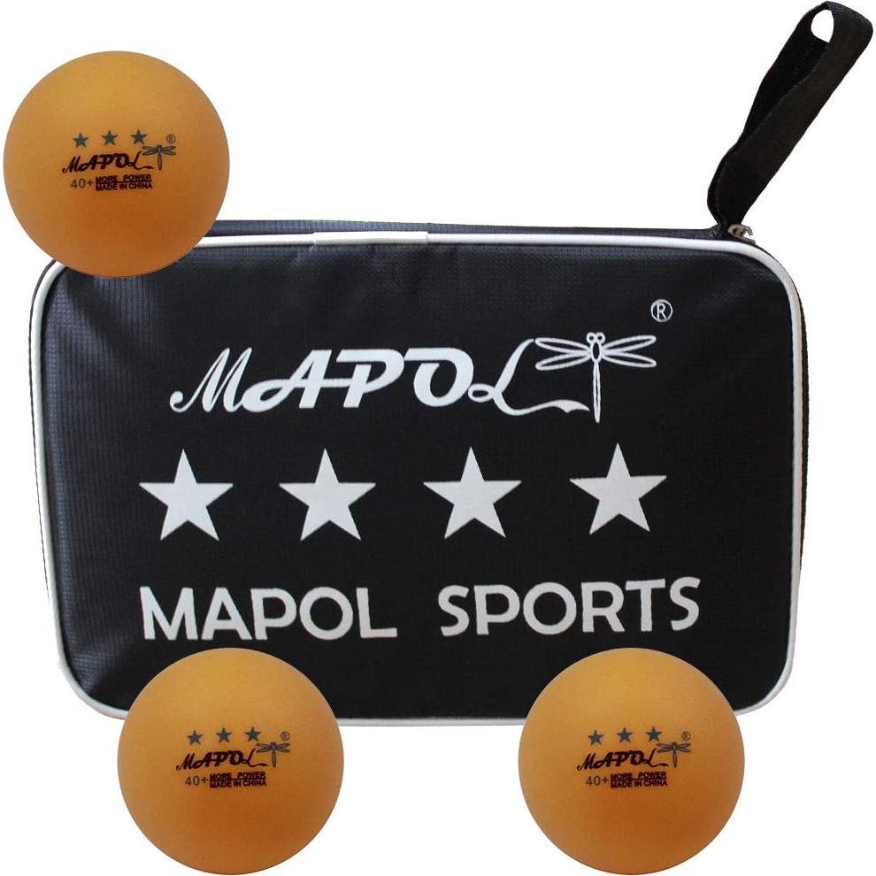 Palas de Ping Pong MAPOL FBA_MP-005 Set de 2 con Pelotas