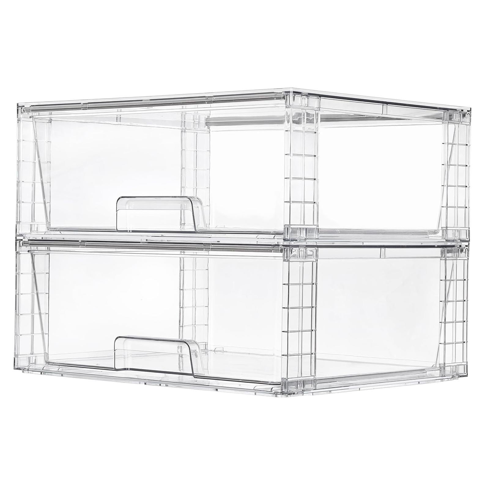 Cajones de Almacenamiento Apilables Vtopmart 2 Piezas 30.5x38.1x14.5 cm