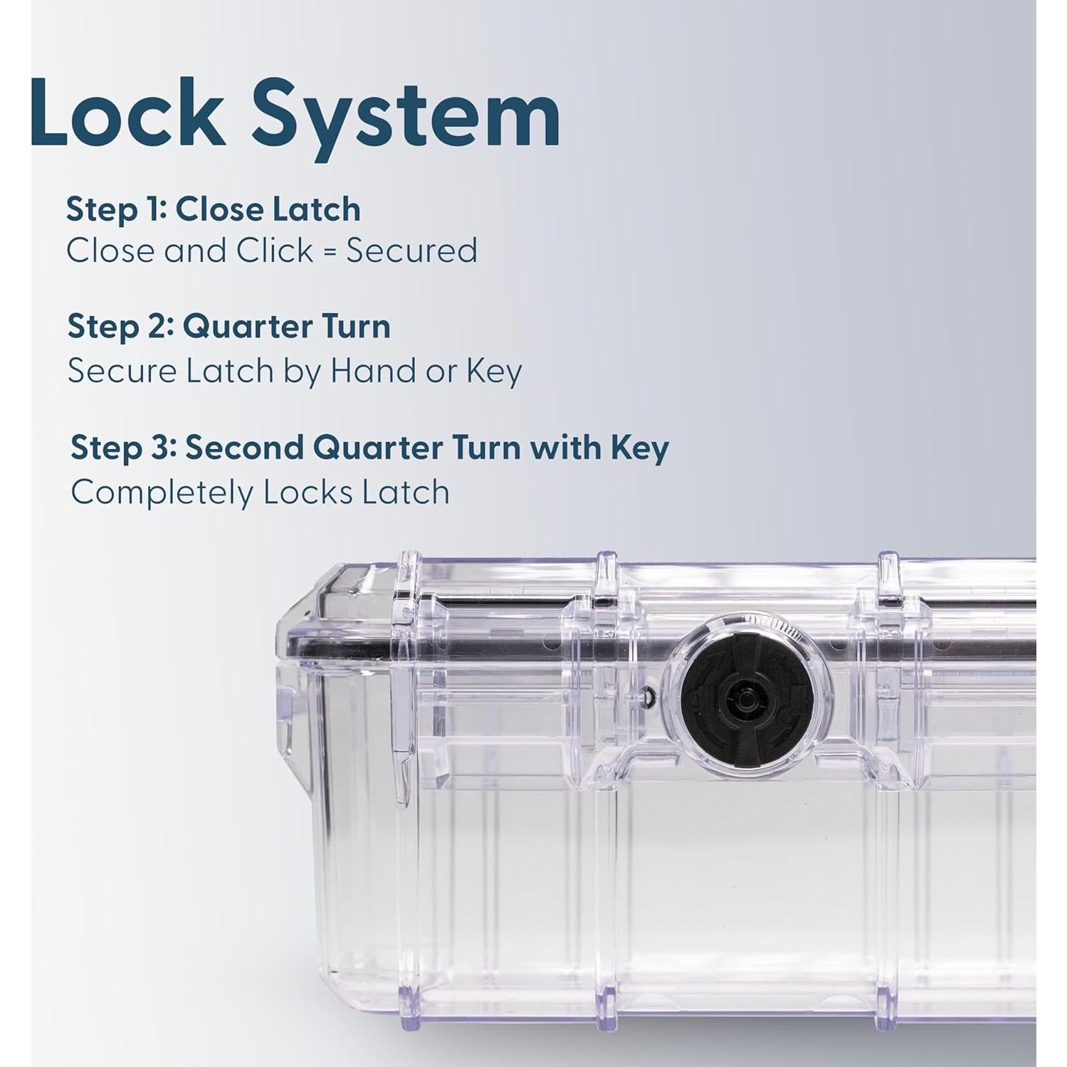 Caja de Almacenamiento de Medicamentos Evergreen MedSafe 23.9x14.7cm