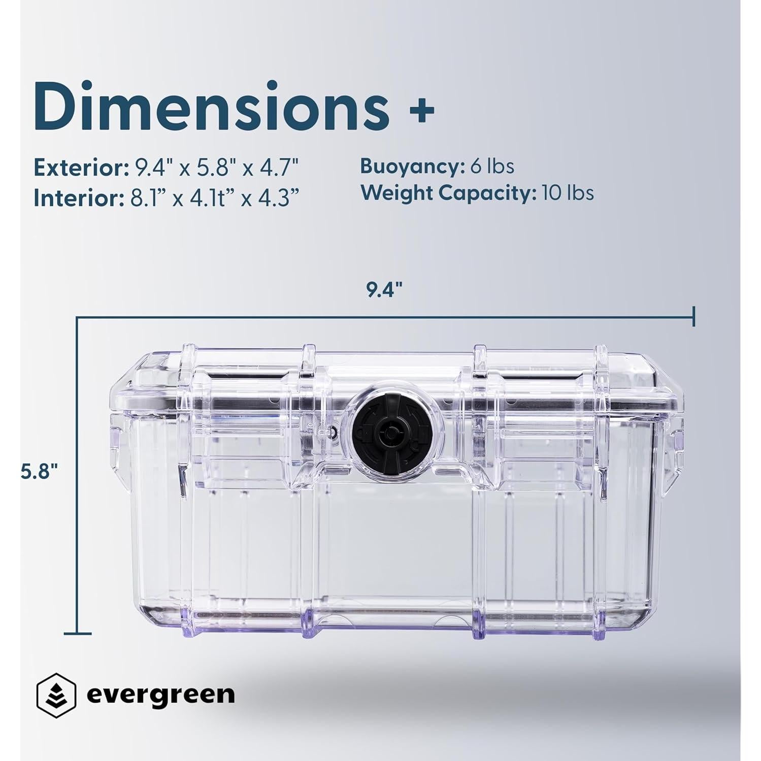 Caja de Almacenamiento de Medicamentos Evergreen MedSafe 23.9x14.7cm