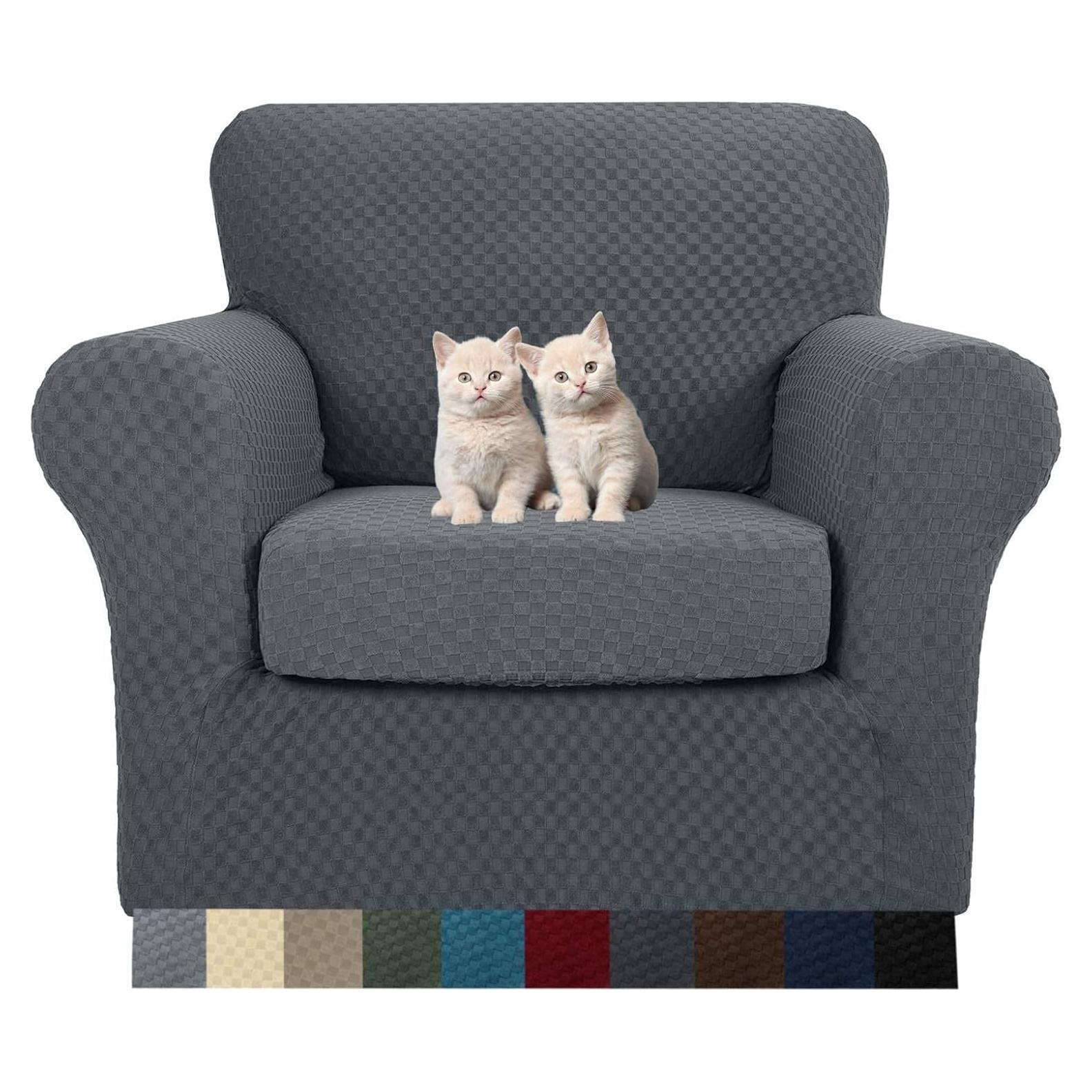 Funda de Silla MAXIJIN Jacquard 2 Piezas Antideslizante