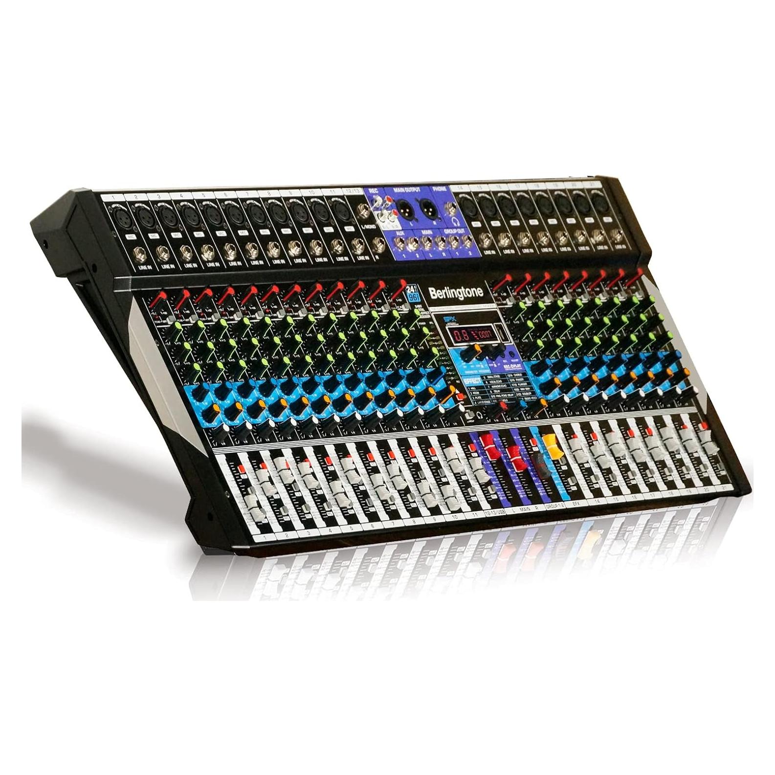 Mezclador de Audio Bluetooth Berlingtone BR-20MX 20 Canales