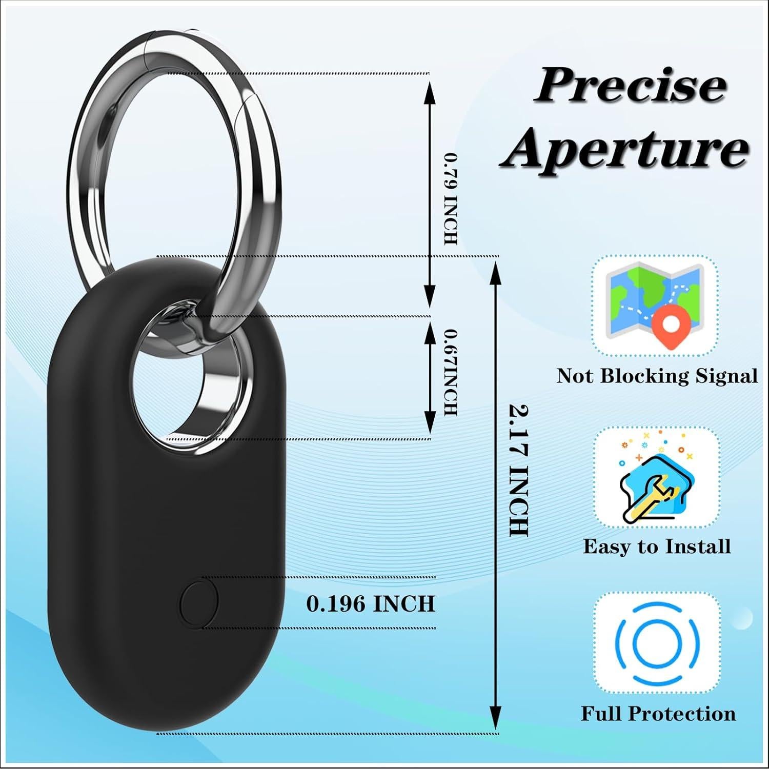 Funda de Silicona Rzttwl para Samsung Galaxy SmartTag 2 - 2 Paquetes