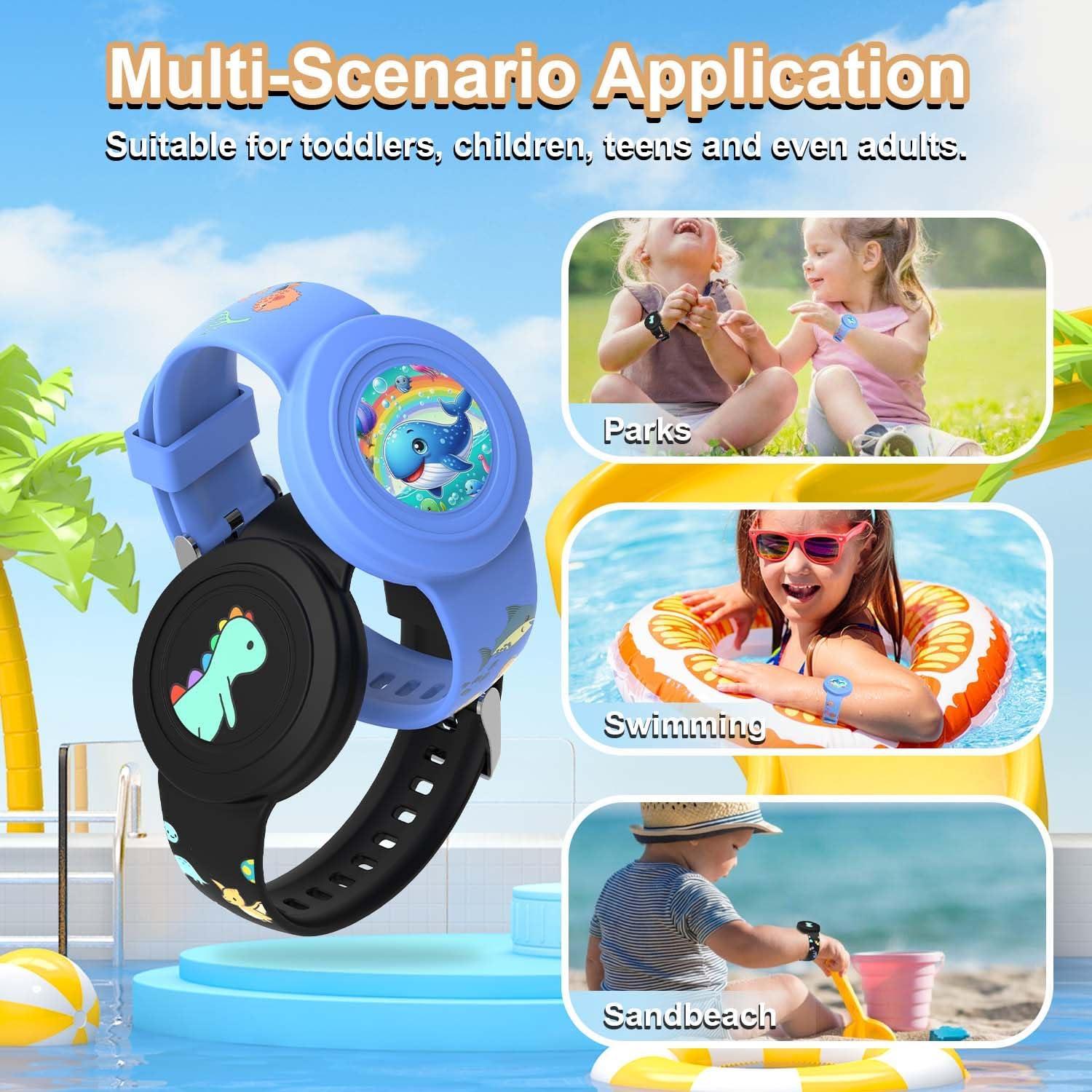 Brazalete Impermeable para AirTag Niños BIQIRE - 2 Pack