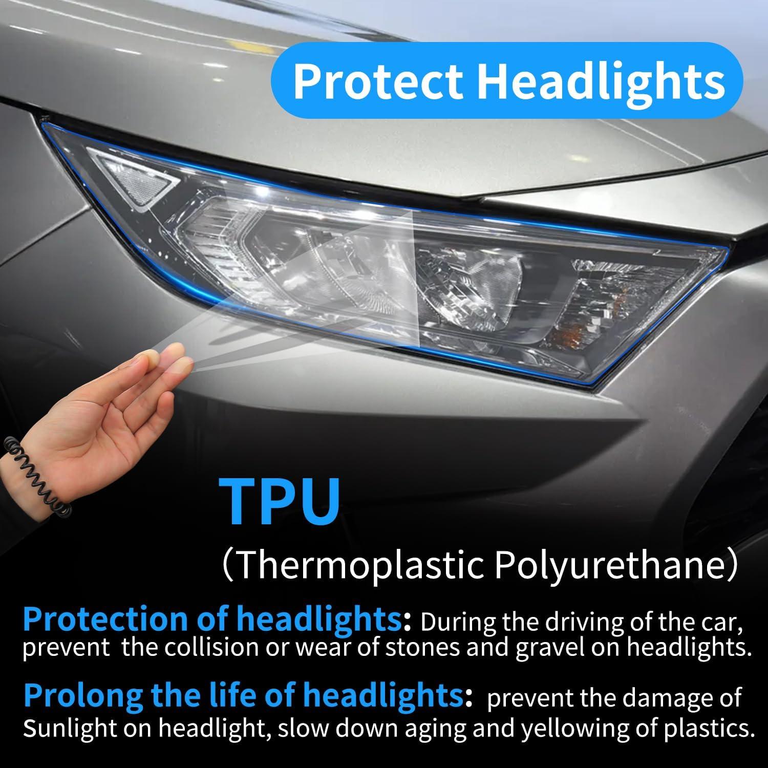 Película Protectora para Faros Toyota RAV4 2019-2025 LUNQIN