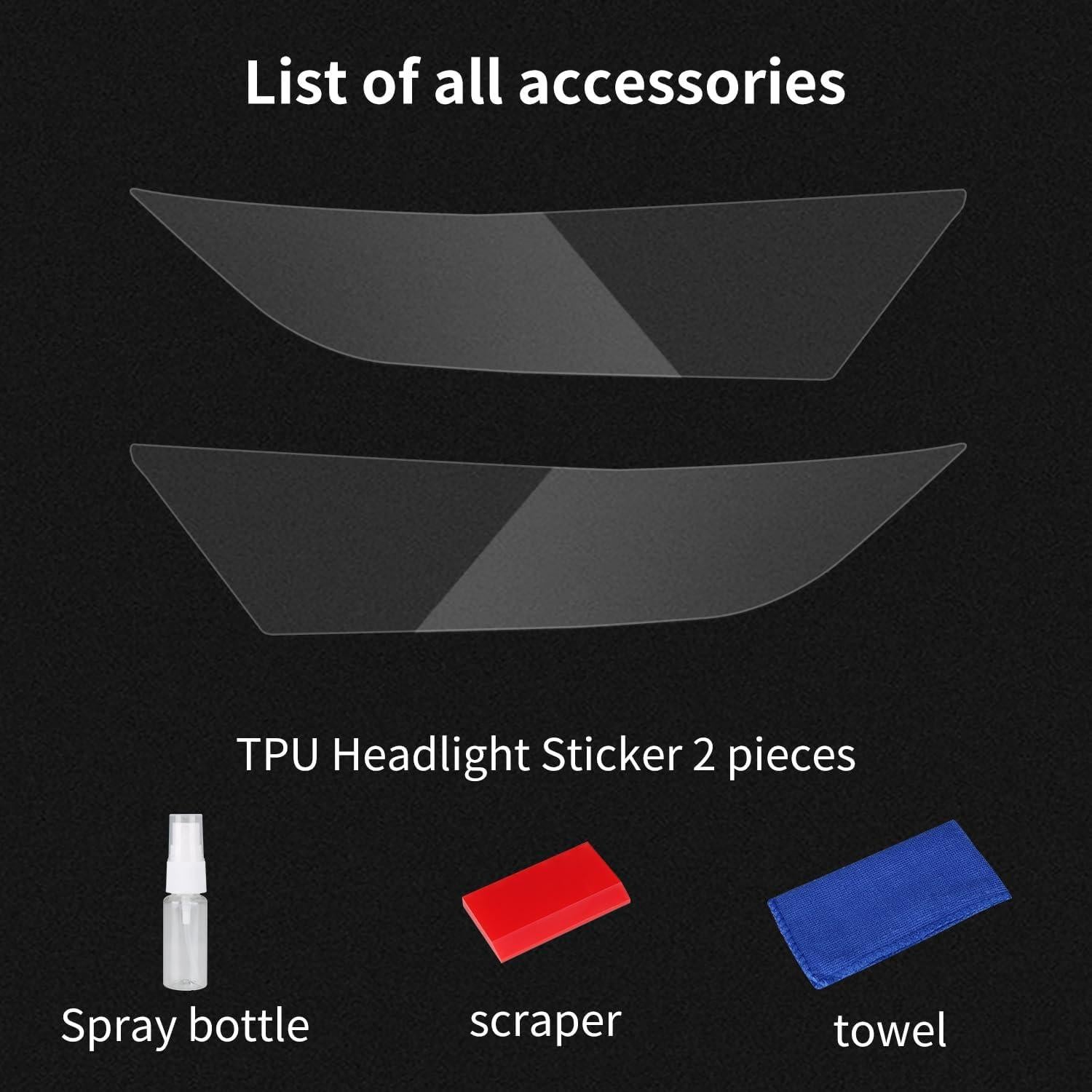 Película Protectora para Faros Toyota RAV4 2019-2025 LUNQIN