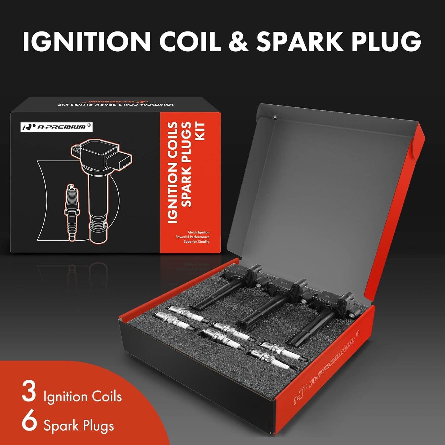 Kits de Bobinas de Encendido y Bujías A-Premium para Toyota y Lexus