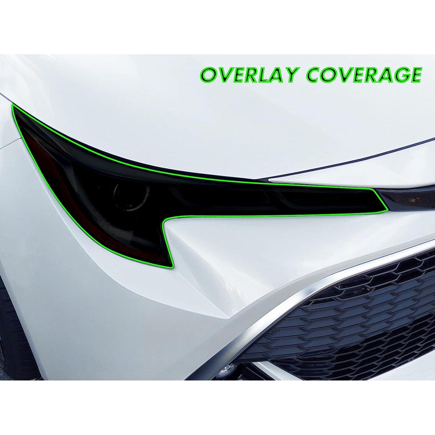 Vinilo Pre-Cortado SlickMod Ahumado para Faros Toyota Corolla 2020-2021