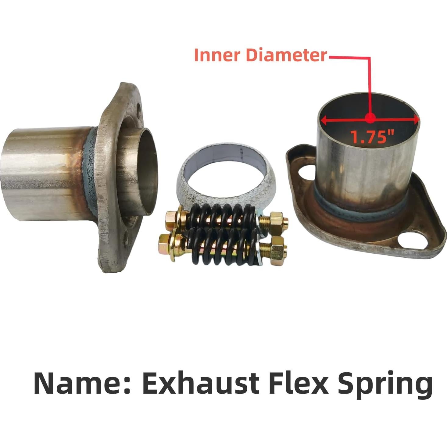 Bridas de resorte flexibles SUISFLXGRO 100% acero inoxidable 409L