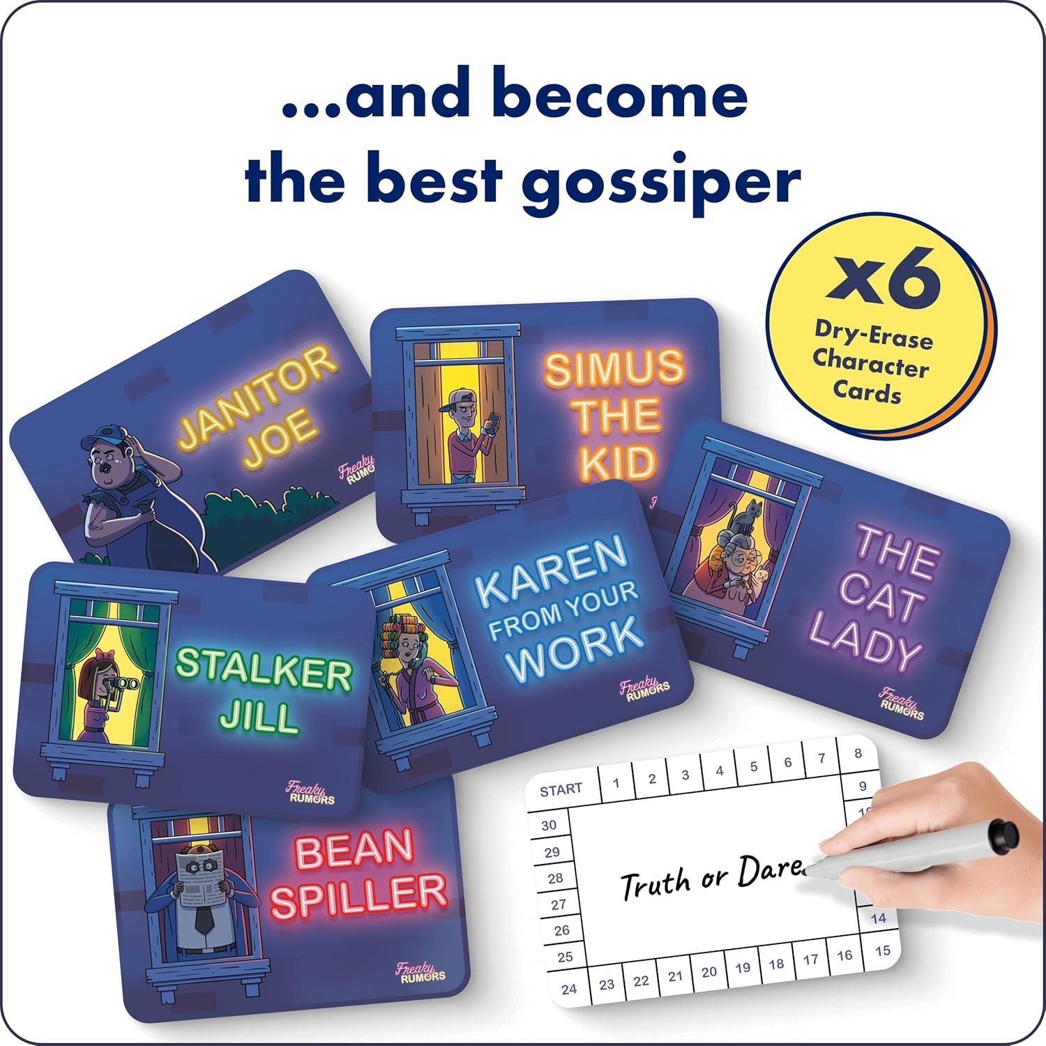 Juego de Cartas Freaky Rumors - Tipsy Chicken - 200 Cartas