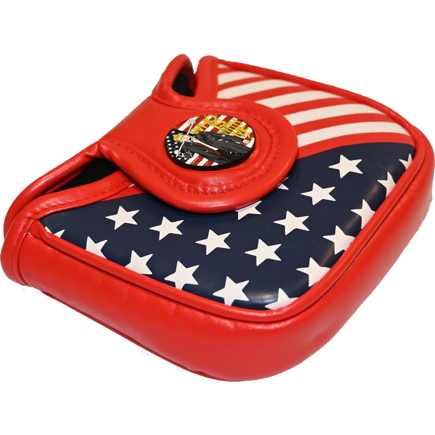 Cubierta de Cabeza de Golf KONWLONG Putter Mallet Rojo