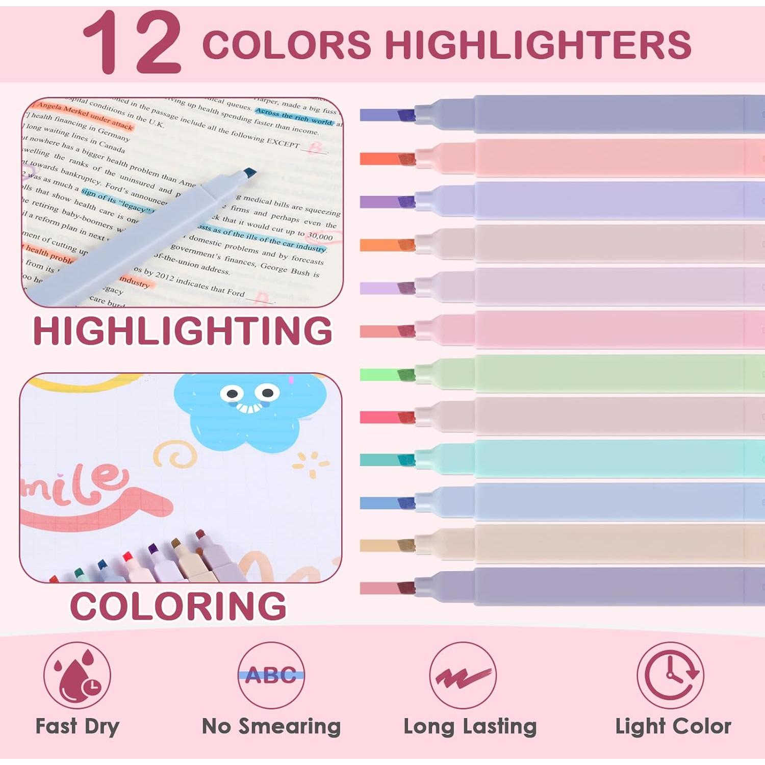 Estuche de Lápices Mikiwon con 54 Suministros Escolares