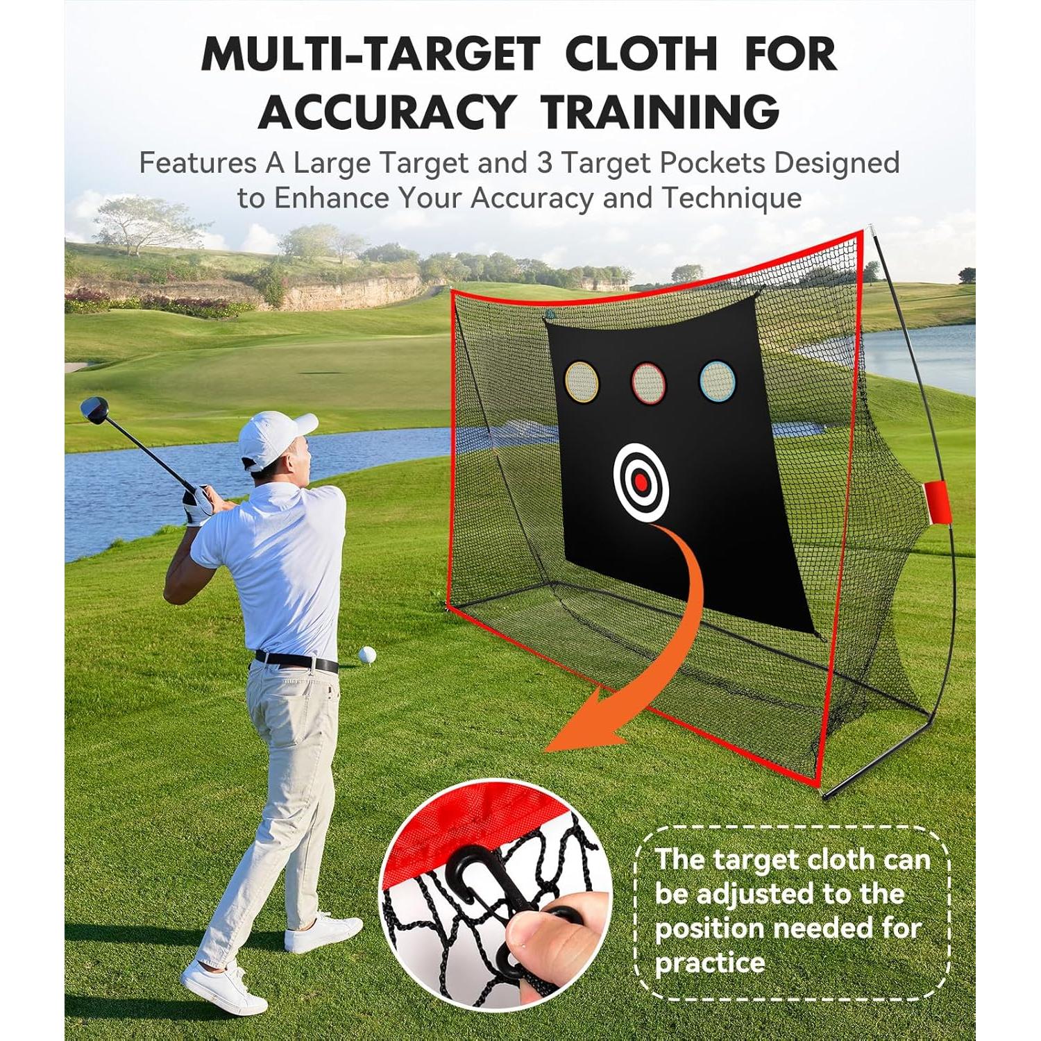 Red de Golf Halunoty 3x2.1m Alta Resistencia para Entrenamiento