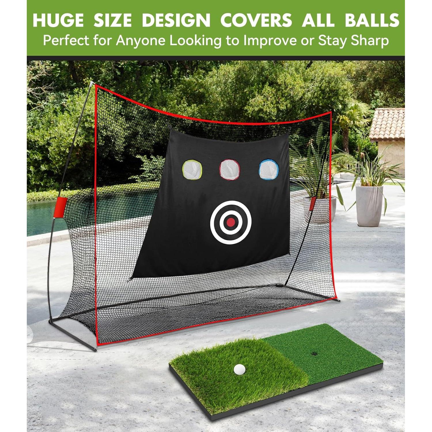 Red de Golf Halunoty 3x2.1m Alta Resistencia para Entrenamiento