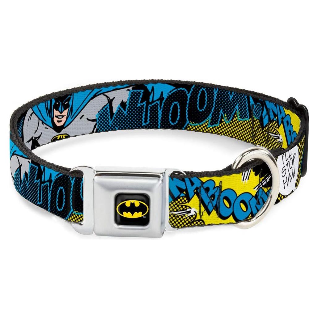 Collar de Perro Buckle-Down Batman 2.54 cm Ajustable Pequeño