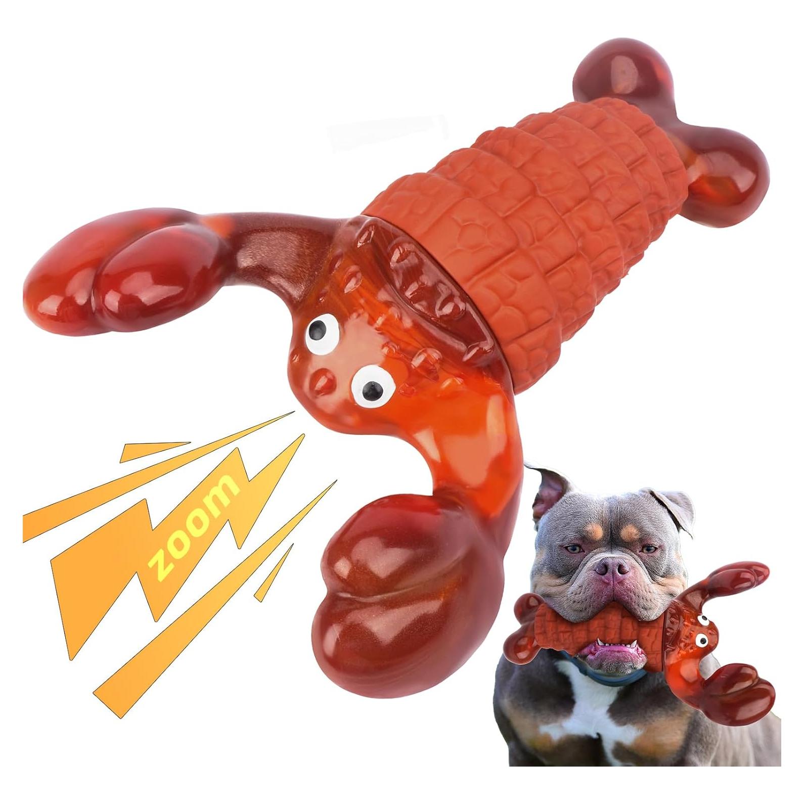 Juguete para Perros Masticadores BIKIISEN Langosta Rojo 35.56 cm